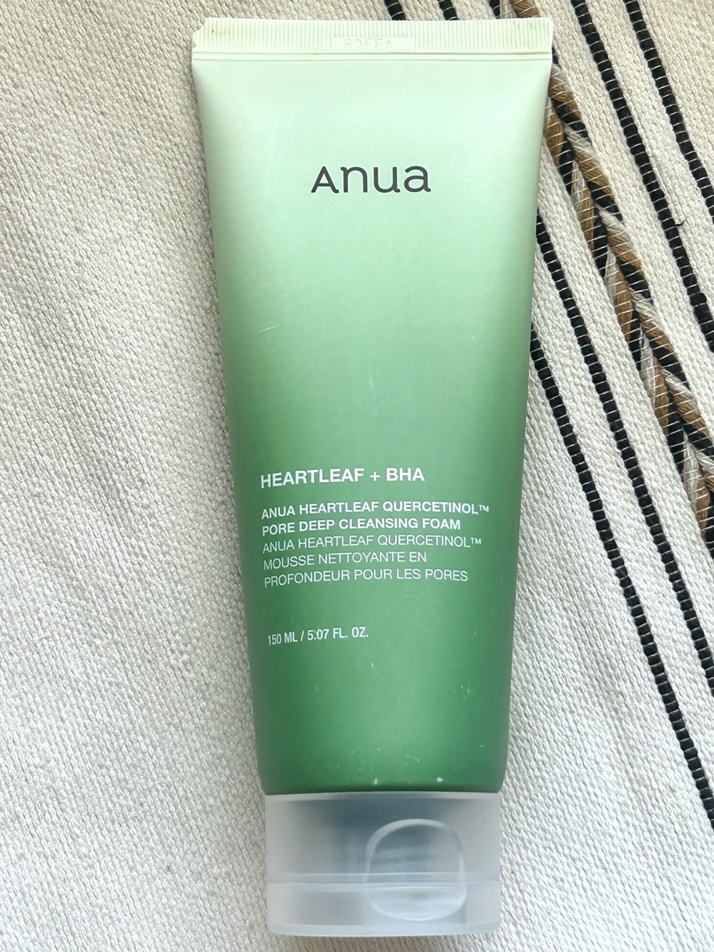 Anua Heartleaf + BHA Quercetinol Pore Deep Cleansing Foam 150ml Korean Skincare